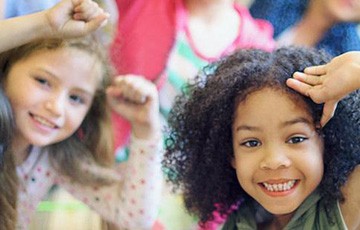 Kids with healthy smiles after children's dentistry visit