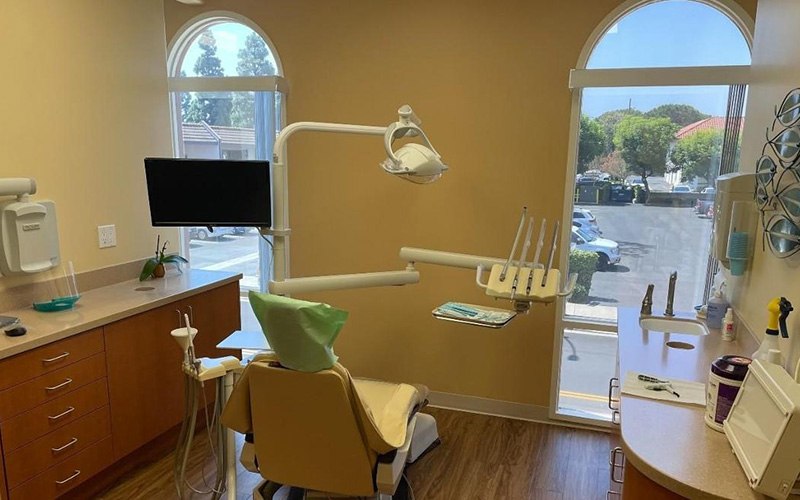 Dental office treatment room