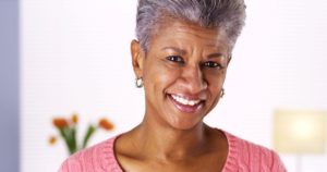 Smiling older woman